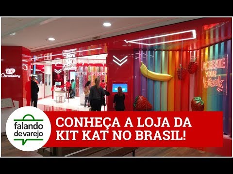 Conheça a Kit Kat Chocolatory, a primeira no Brasil.