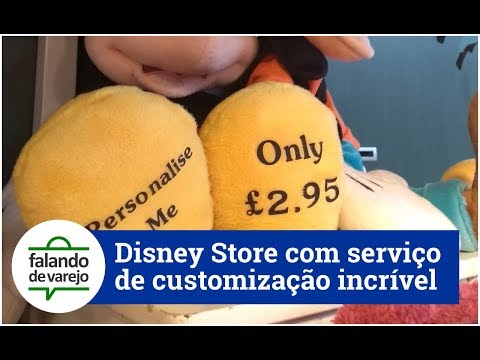Disney Store com incrivel experiência de customização
